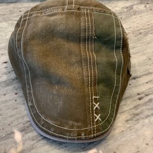 Jamont Mens baseball hat, brown, khaki, olive colors. 100% cotton. NWOT